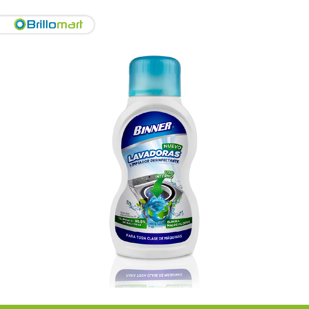Limpiador Desinfectante BINNER para Lavadoras 300ml