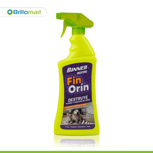 Destruye Olores y Manchas Orina FIN ORÍN Binner para Mascotas 700ml