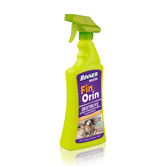 Destruye Olores y Manchas Orina FIN ORÍN Binner para Mascotas 700ml