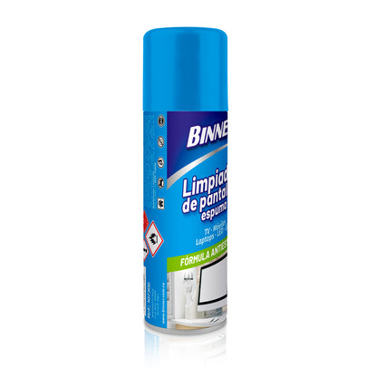 Limpiador de Pantallas BINNER LCD y Plasmas en Espuma 240ml