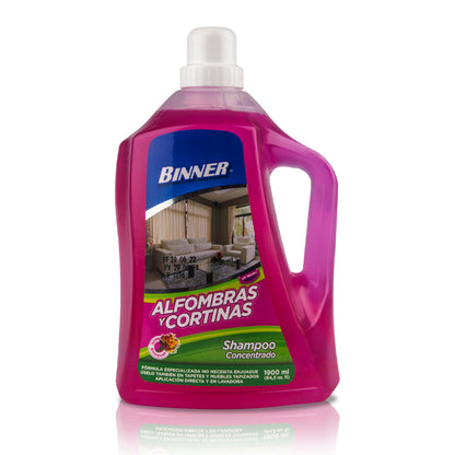 Shampoo Concentrado BINNER para Alfombras y Cortinas 1900ml